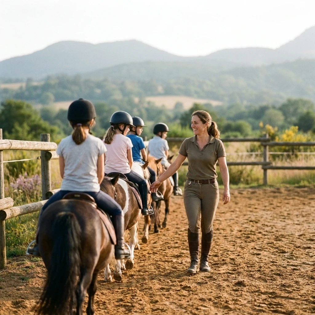 Cours de poney à Toulon-sur-Allier, Allier